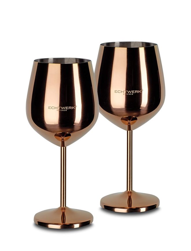 Echtwerk bruchsichere Weingläser/Weinkelche aus Edelstahl, Weinglas-Set, Rotweinglas, Weinprobe-Gläser, Campinggläser, Cocktailgläser, robust, unzerbrechlich, ab 19,97 €