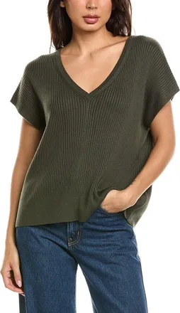 Splendid Georgie V-Neck Cashmere-Blend Sweater