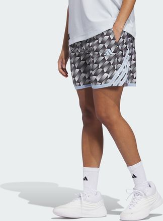 adidas Womens adidas adidas CRAZY LITE KALEIDOSCOPE AOP SHORTS