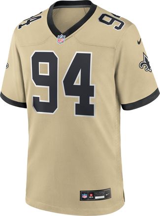 Nike Jordan Cameron Jordan New Orleans Saints Nike Mens NFL Game Jersey in Yellow | 67NM0EBM7WF-000