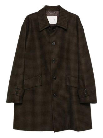 Mackintosh checked coat - men - Fabric - 40 - Brown