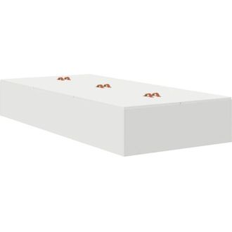 vidaXL Estructura De Cama Con Almacenamiento Blanco 200 X 90 X 31.5 Cm Vidaxl