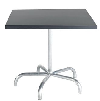 Schubiger M&ouml;bel Metalltisch S&auml;ntis Quadratisch
