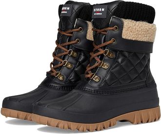 Cougar Creek Quilt Womens Cold Weather Boots Black : 10 M, Synthetic