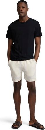 Onia Slub Tee in Black at Nordstrom, Size Xx-Small