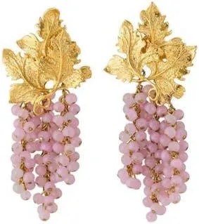 Peracas Adile Grape Statement Earrings in Light Pink at Nordstrom