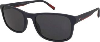 Tommy Hilfiger Zonnebrillen - unisex - Zonnebrillen - Blauw - 56 MM - Accessoires