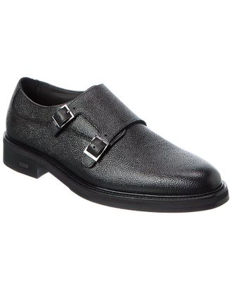 HUGO BOSS Larry Monk Leather Loafer