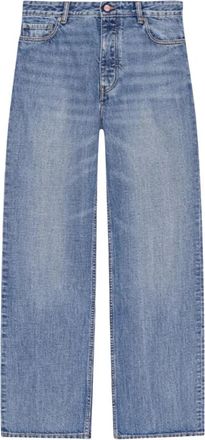 Ganni Rigid Loose-fit Jeans - Dames - Loose Fit Jeans - Blauw - W30 - Katoen - Jeans