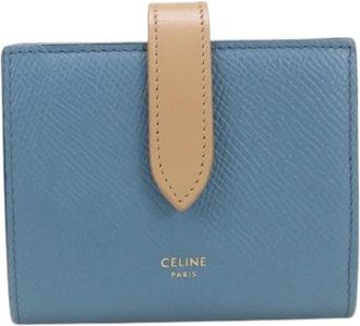 Celine Pre-owned Bi-fold Wallet - - Pre-owned - Donna - Blu - ONE SIZE