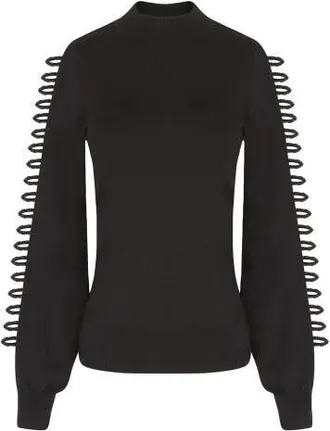Anne Fontaine Parfum Top in Black at Nordstrom, Size Medium
