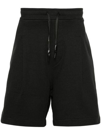 A Paper Kid Logo-patch shorts - men - Cotton - L - Black