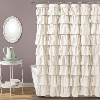 Lush D&eacute;cor Ruffle Shower Curtain