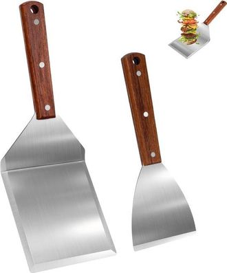OEM Juego De Utensilios De Acero Inoxidable Para Barbacoa: Esp&aacute;tulas Para Parrilla Y Teppanyaki
