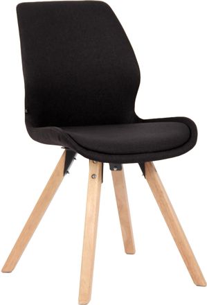 Clp Silla De Sal&oacute;n Luna Con Asiento Acolchado Negro Tela