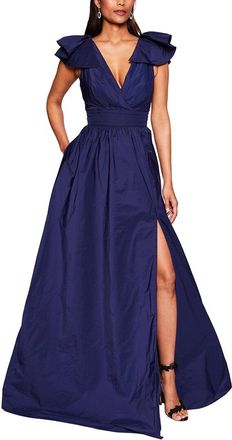 Marchesa Bow Taffeta Gown