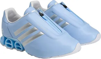 adidas x Miaou Gender Inclusive Megaride S2 Zip Sneaker in Glow Blue/Silver/White at Nordstrom, Size 11.5 Womens