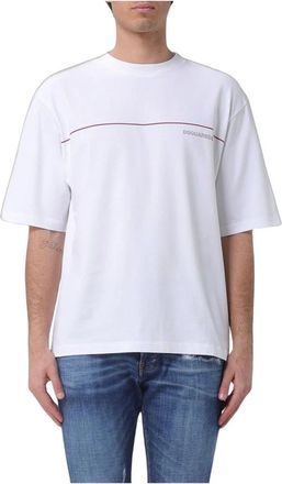 Dsquared2 Uomo, Top, Bianco, M, new