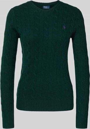 Polo Ralph Lauren Strickpullover mit Kaschmir-Anteil Modell KIMBERLY in Dunkelgruen, Größe XS
