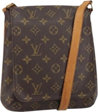 Louis Vuitton Pre-owned Cross Body Bags, female, Brown, Size: ONE SIZE Pre-owned Vintage Monogram Shoulder Bag