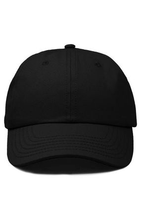 Dalix Classic Cotton Dad Cap in Black at Nordstrom