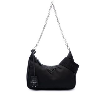 Prada Pre-owned Prada Mini Saffiano Trimmed Tessuto Re Edition 2005 Satchel Ladies V9YE4AXDT8M2LKNW