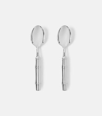 Gucci Set of 2 silver-plated spoons