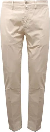 Siviglia Stijlvolle Pantalone Broek - Heren - Chinos - Wit - W34 - Katoen - Broeken
