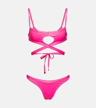 The Attico Bikini con cut-out
