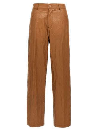 Nude Viscose Casual Womens Pants