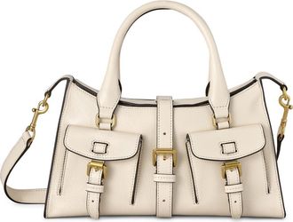 Mulberry Small Roxanne High Shine Leather Crossbody Bag in Eggshell at Nordstrom