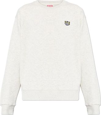 Kenzo Katoenen Sweatshirt - Heren - Sweatshirts - Grijs - S - Katoen - Hoodies & sweatvesten