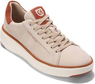 Cole Haan GrandPro Topspin Sneaker in Sesame Nubuck /Cinnabar at Nordstrom, Size 8.5
