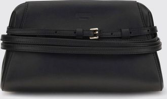 Moschino Mini clutch Tie Me in pelle con tracolla amovibile