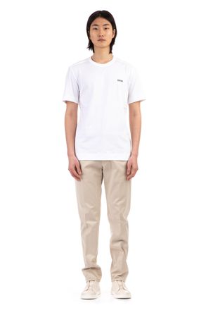 Ermenegildo Zegna Mercerized Cotton Logo T-Shirt
