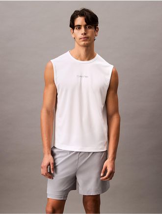 Calvin Klein Calvin Klein Mens Modern Sport Tank Top - White - 2XL