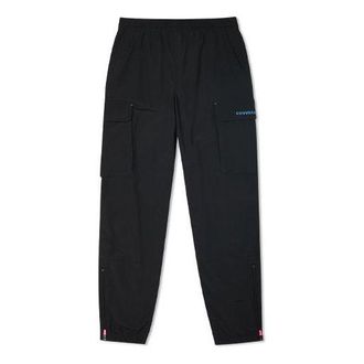 Converse Woven Cargo Multiple Pockets Casual Jogging Sports Long Pants/Trousers Dark Black 10021104-A01