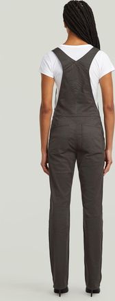 G-Star Slim Tuinbroek - Grijs - Dames