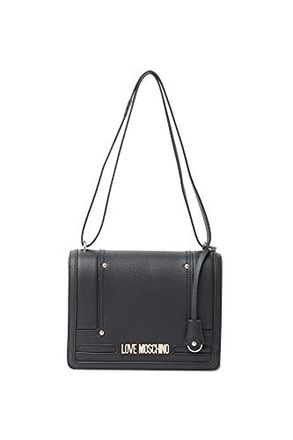 小物 wmt one Love Moschino Black quilted style shoulder bag with mini