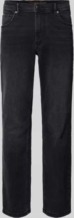 Christian Berg Regular Fit Jeans mit Eingrifftaschen in Dunkelgrau, Größe 31/32