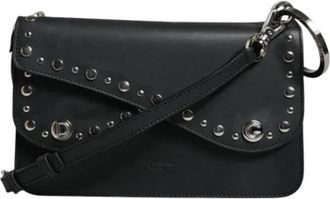 Dolce & Gabbana Pre-owned Leather crossbody-bags - Dames - Vintage Schoudertas - Zwart - ONE Size - Leer - Vintage