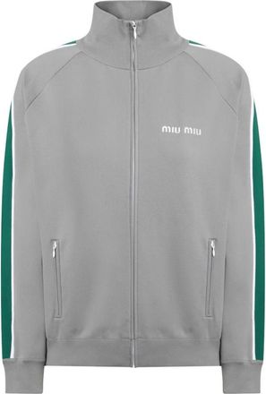 Miu Miu Hoodies & sweatvesten, Dames, Grijs, XS, Felpa