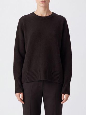 Lisa Yang Maglia girocollo in puro cashmere con maniche lunghe e bordi a costine