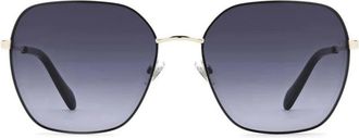 Fossil Zonnebril vierkant - Dames - Zonnebrillen - Geel - ONE Size - Accessoires