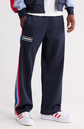 Pleasures x Oasis Forever Track Pants in Navy at Nordstrom, Size Xx-Large