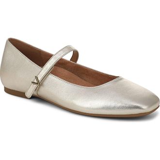 Vionic Alameda Mary Jane Flat in Gold at Nordstrom Rack, Size 8