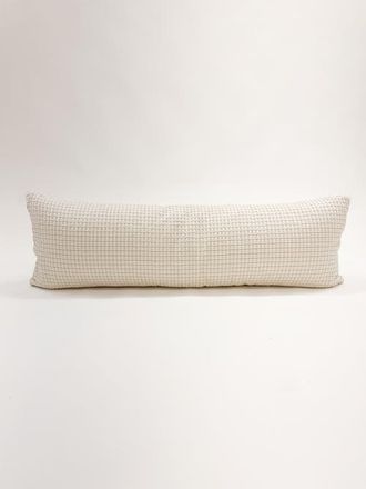 Anaya with Love Cool Cotton Waffle Weave Pillow with Down Alternative Insert in Ivory at Nordstrom, Size 14X20