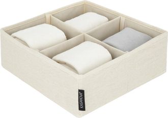 KASANOVA Organizer 4 scomparti portaoggetti 28x28x11 cm