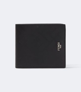 Fendi Fendi Shadow embossed leather bifold wallet