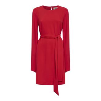 Blanca Vita Agira Short Dress - Dames - Korte kleedjes - Rood - 2XS - Polyester - Kleedjes